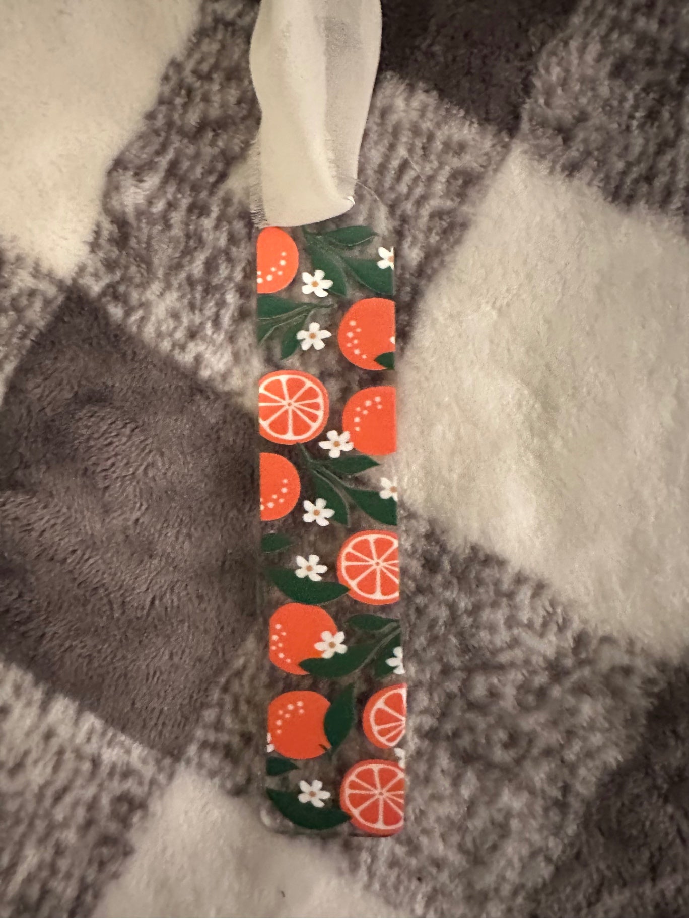 059 - Fruity Acrylic Bookmark with Tassel