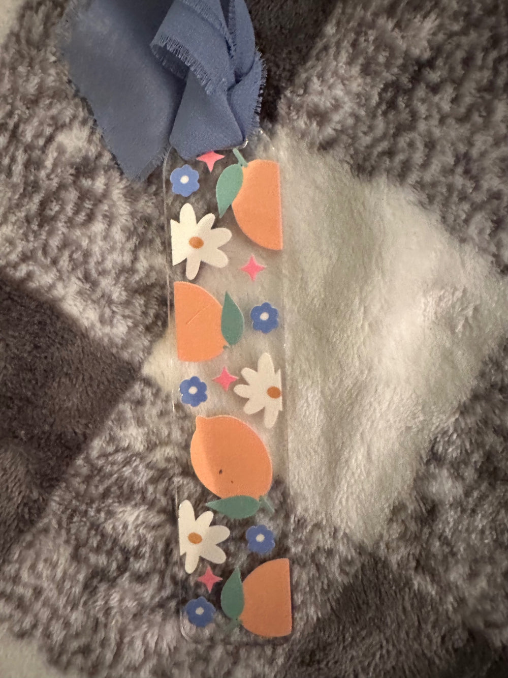 059 - Fruity Acrylic Bookmark with Tassel