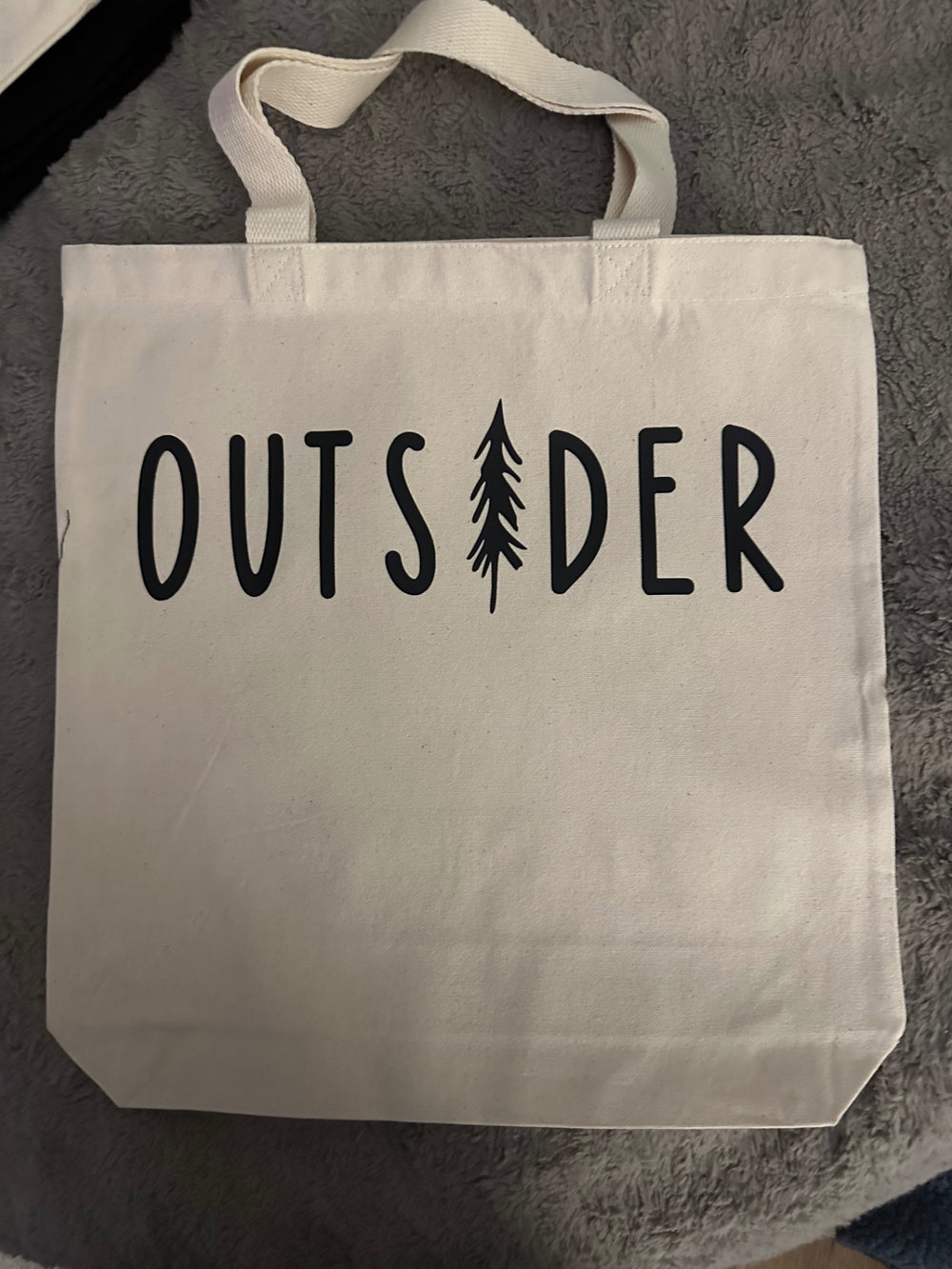 059 - "Outsider" Canvas Tote Bag