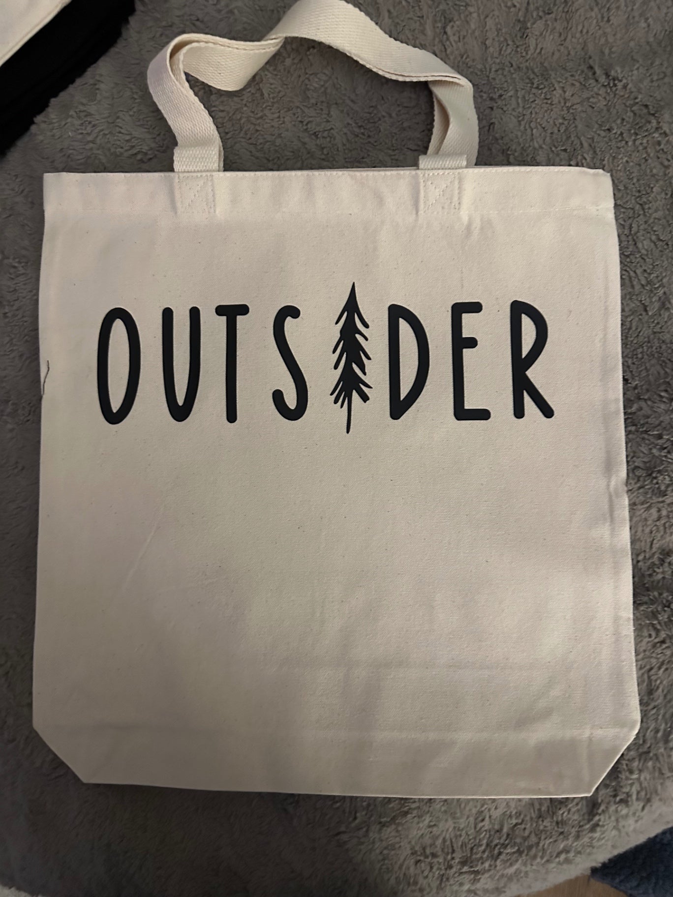 059 - "Outsider" Canvas Tote Bag