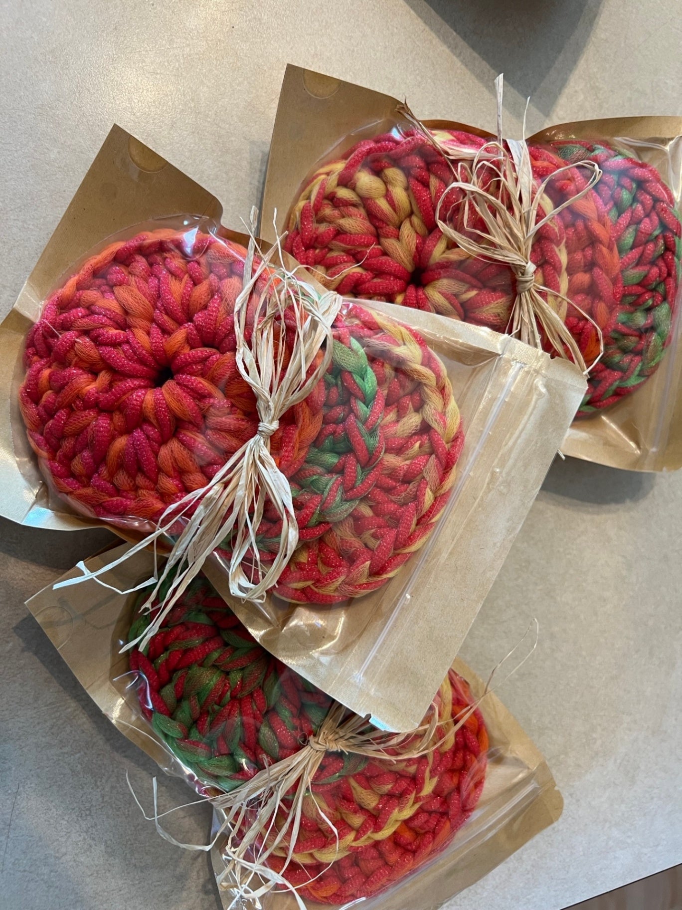 039 - Sherbet Crochet Kitchen Scrubbie