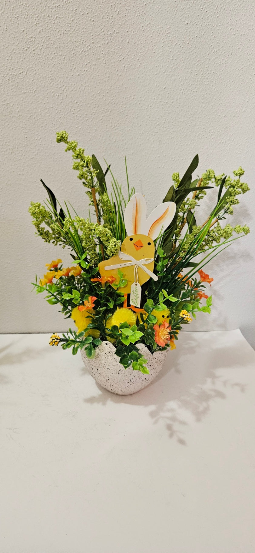 054 - Chick in an Egg Floral Centerpiece 