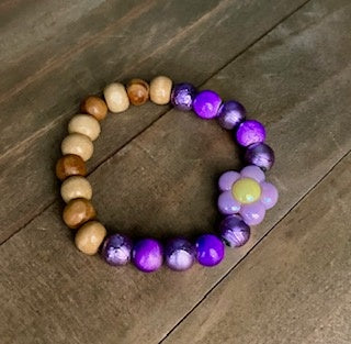 042 - Kids Flower Stretch Bracelet