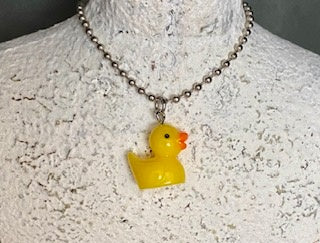 042 - Kids Yellow Ducky Necklace