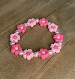042 - Kids Floral Stretch Bracelet
