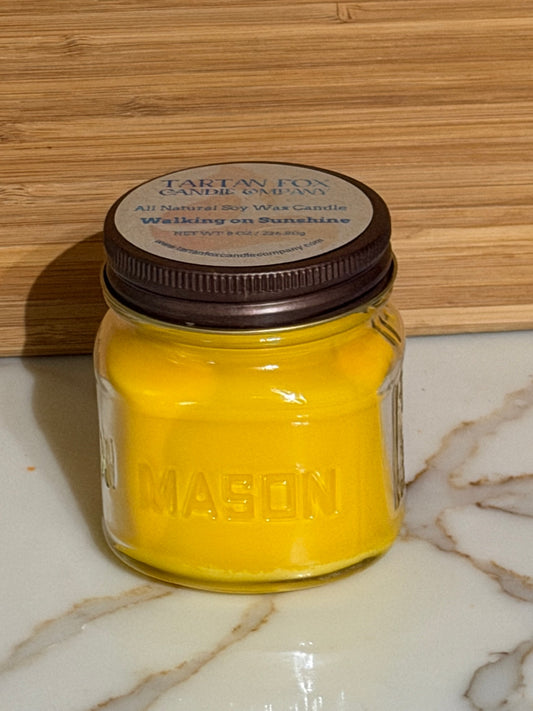 050 - Walking on Sunshine 8oz Soy Wax Candle