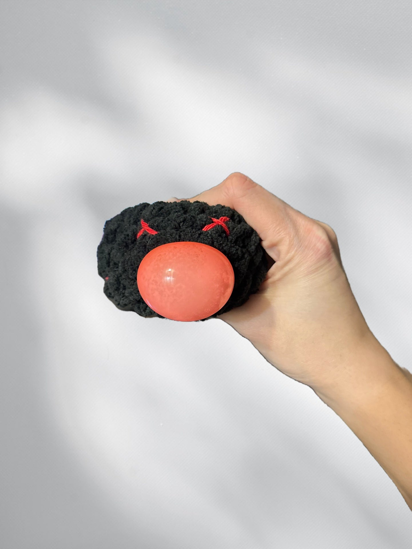 06 - Crochet Squishy Stress Ball - Black