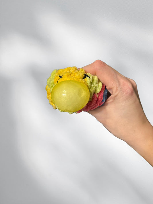 06 - Crochet Squishy Stress Ball-Multicolor