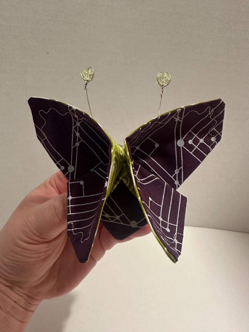 08 - Quilted Butterfly Magnet | Purple/Believe