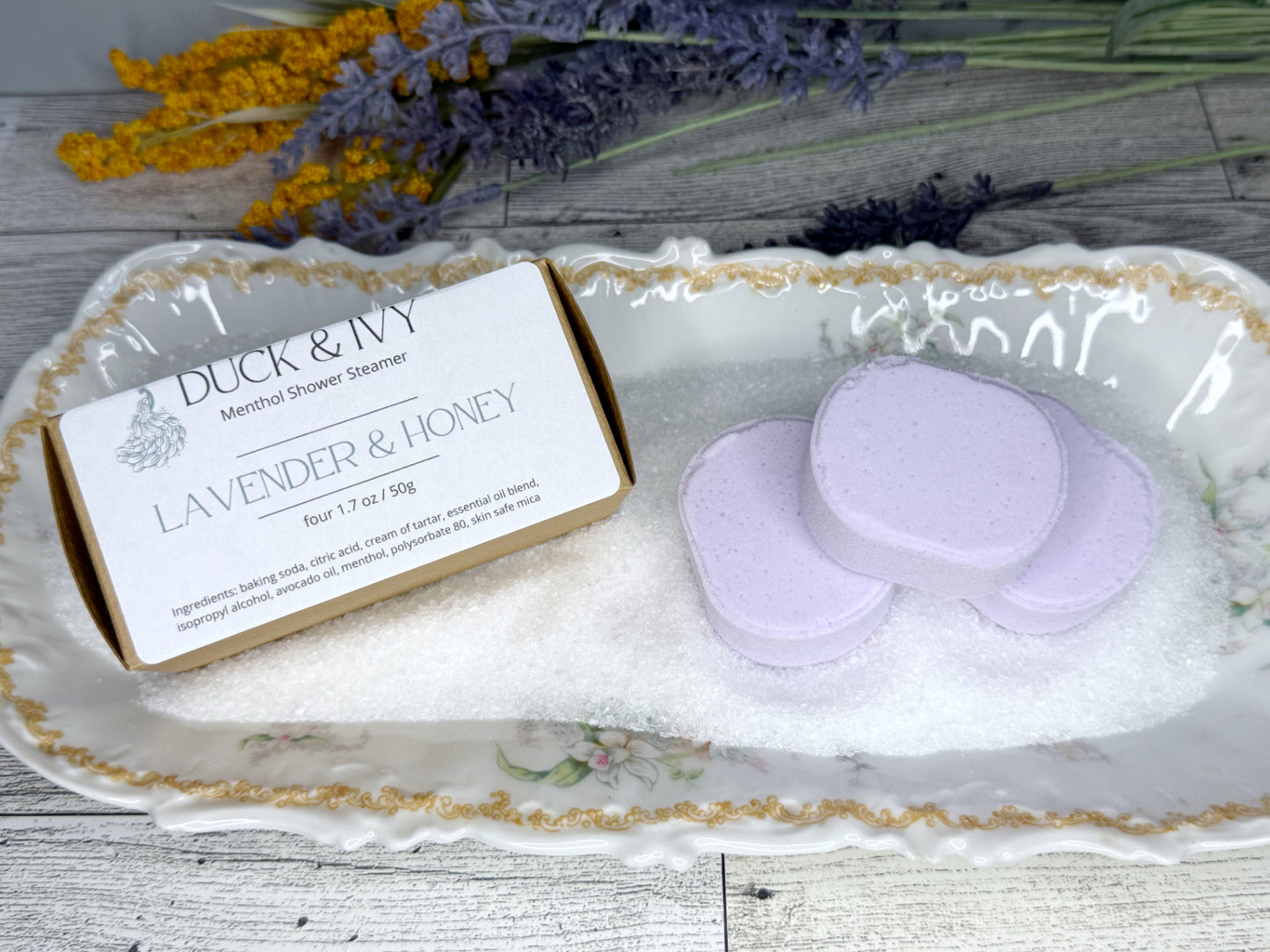 029 - Shower Steamer - Lavender & Honey