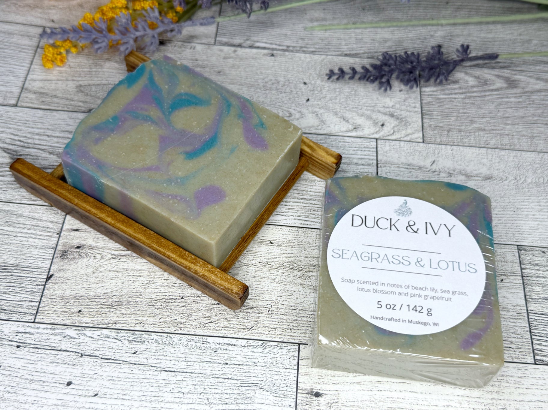 029 - Goat Milk Soap - Seagrass & Lotus