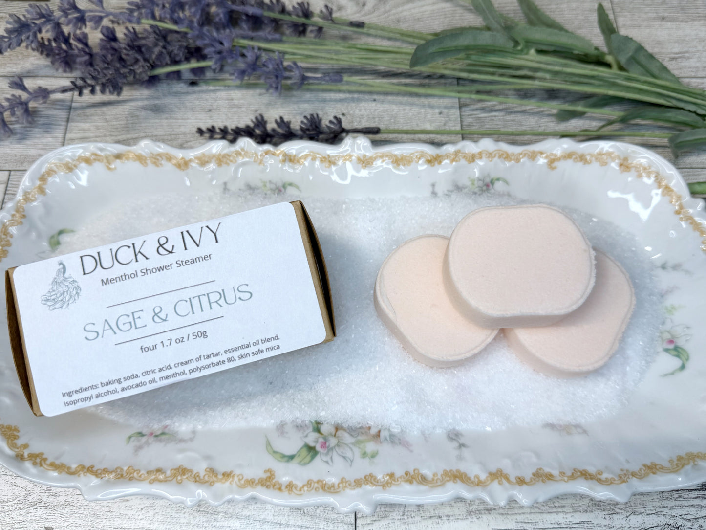 029 - Shower Steamer - Sage & Citrus