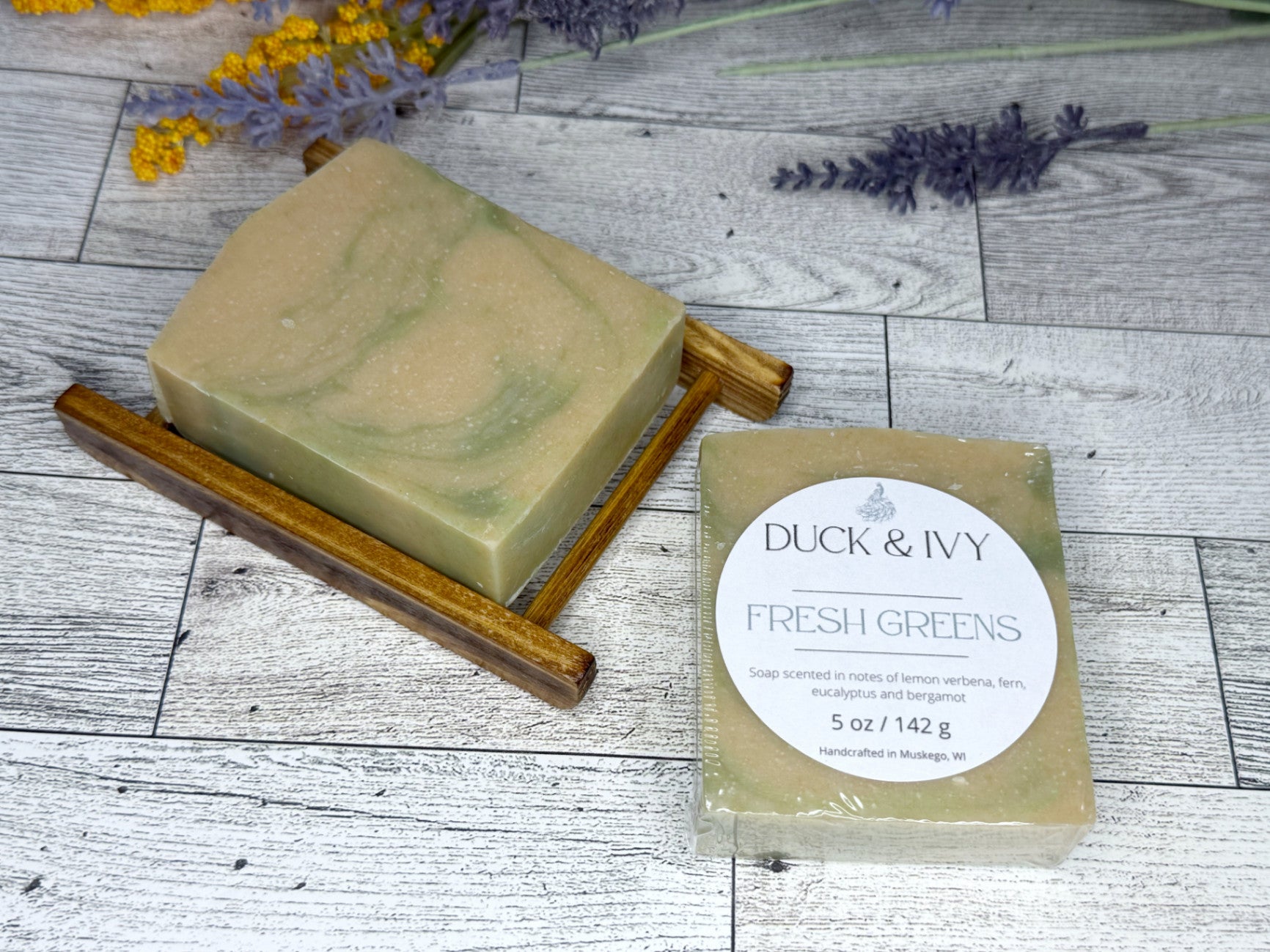 029 - Goats Milk Soap - Fresh Greens