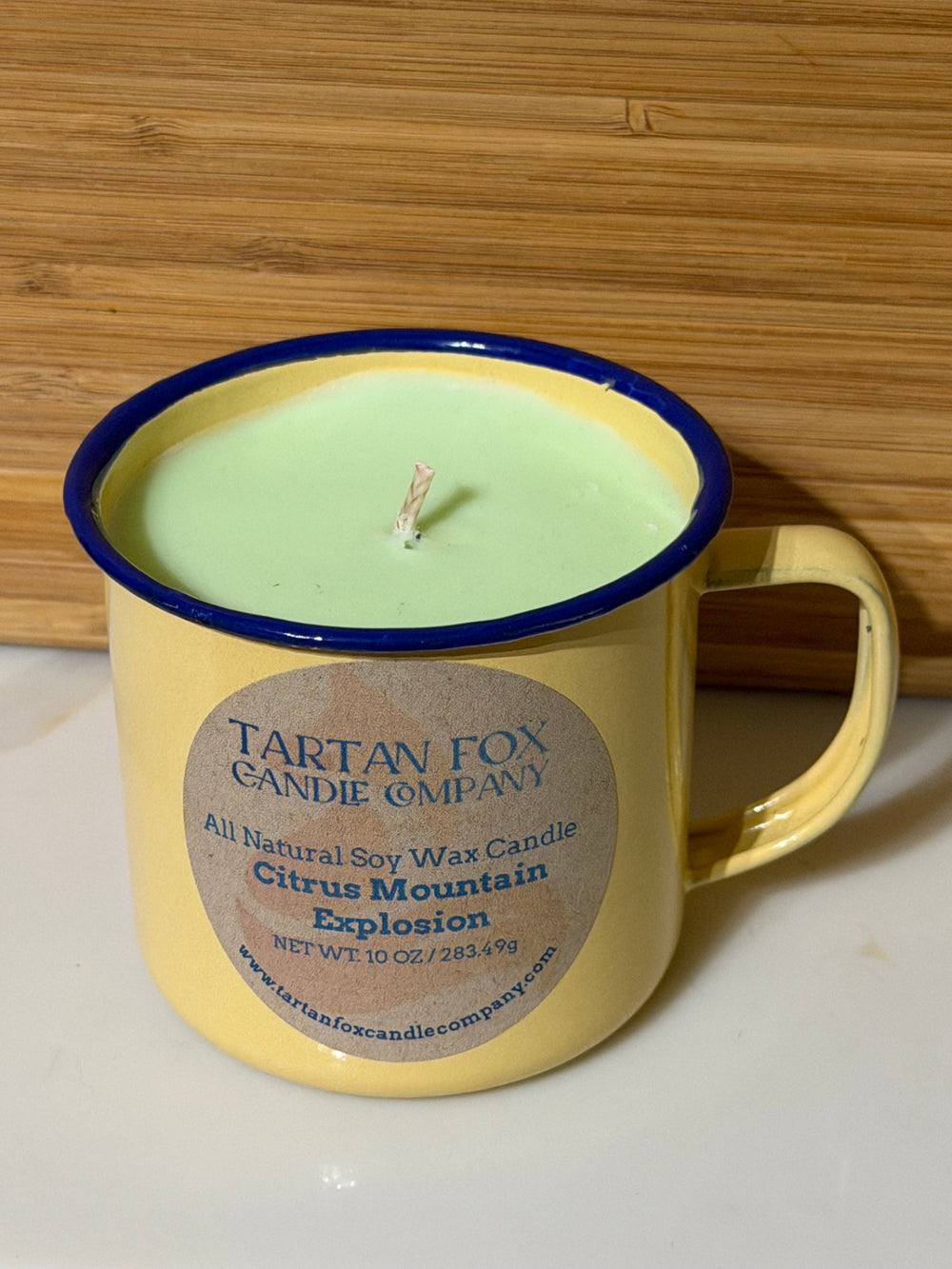 050 - Citrus Mountain Explosion Camp Cup Soy Candle