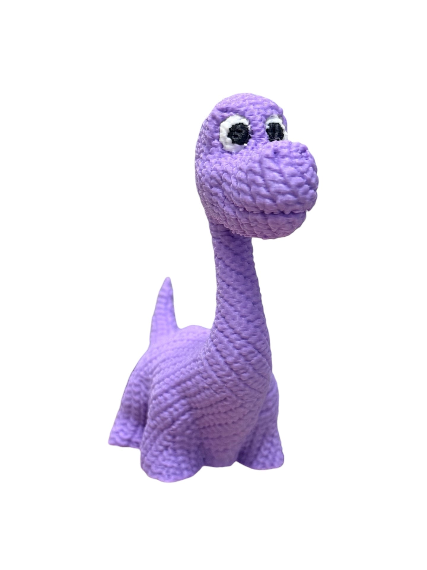 044 - 3D Printed Long Neck Dinosaur Purple 