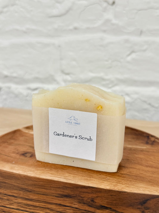 065 - Gardener's Scrub Coconut Oil Bar Soap