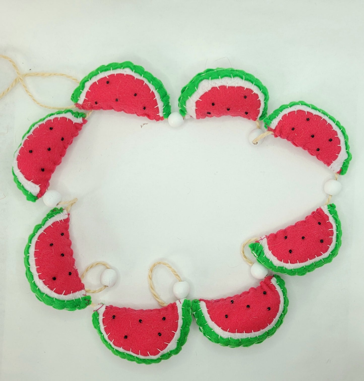 047 - Watermelon Hand Stitched Felt Garland