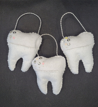 047 - Tooth Fairy Pillow, Felt Hand Stitched 
