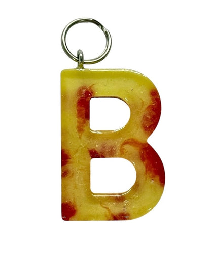 017 - Resin Letter "B" Charms for Keychains