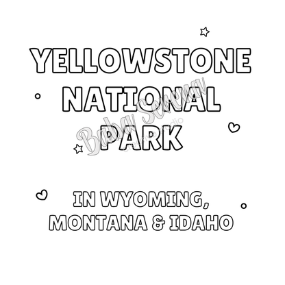 066 - Patriotic Pals from the National Parks Coloring Book
