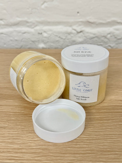065 - Honey Hibiscus Salt Scrub 4oz Jar