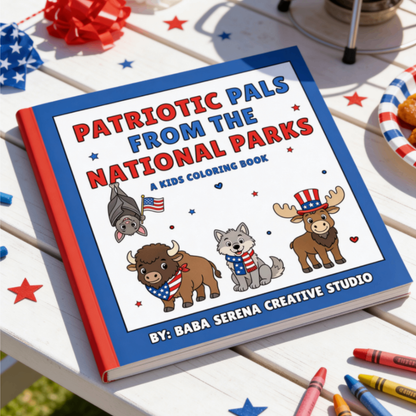 066 - Patriotic Pals from the National Parks Coloring Book