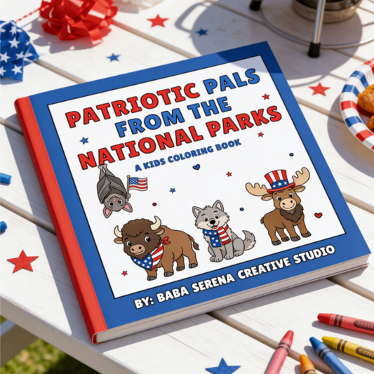 066 - Patriotic Pals from the National Parks Coloring Book