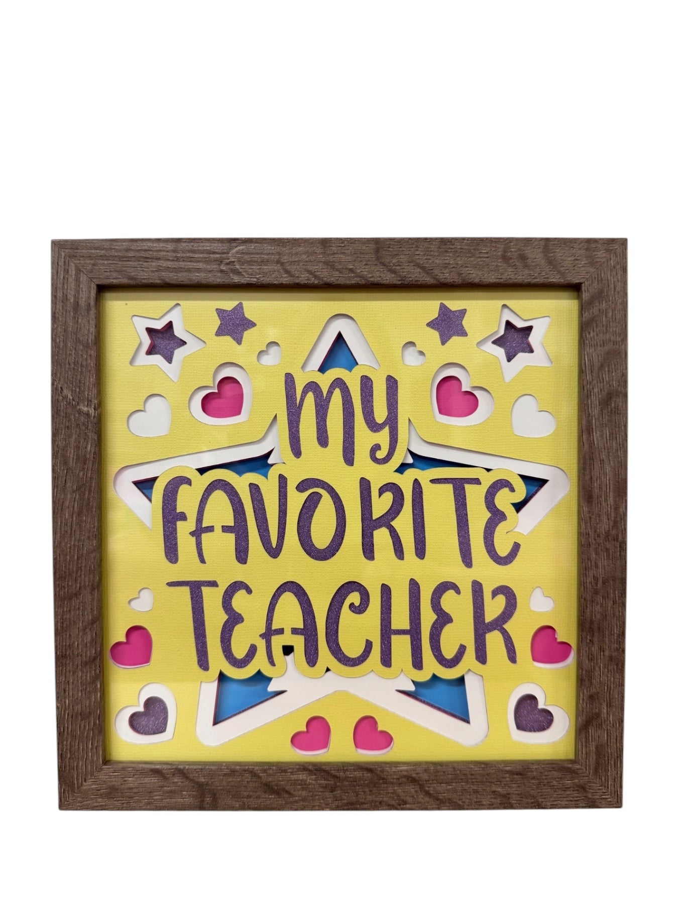 My Favorite Teacher Shadowbox