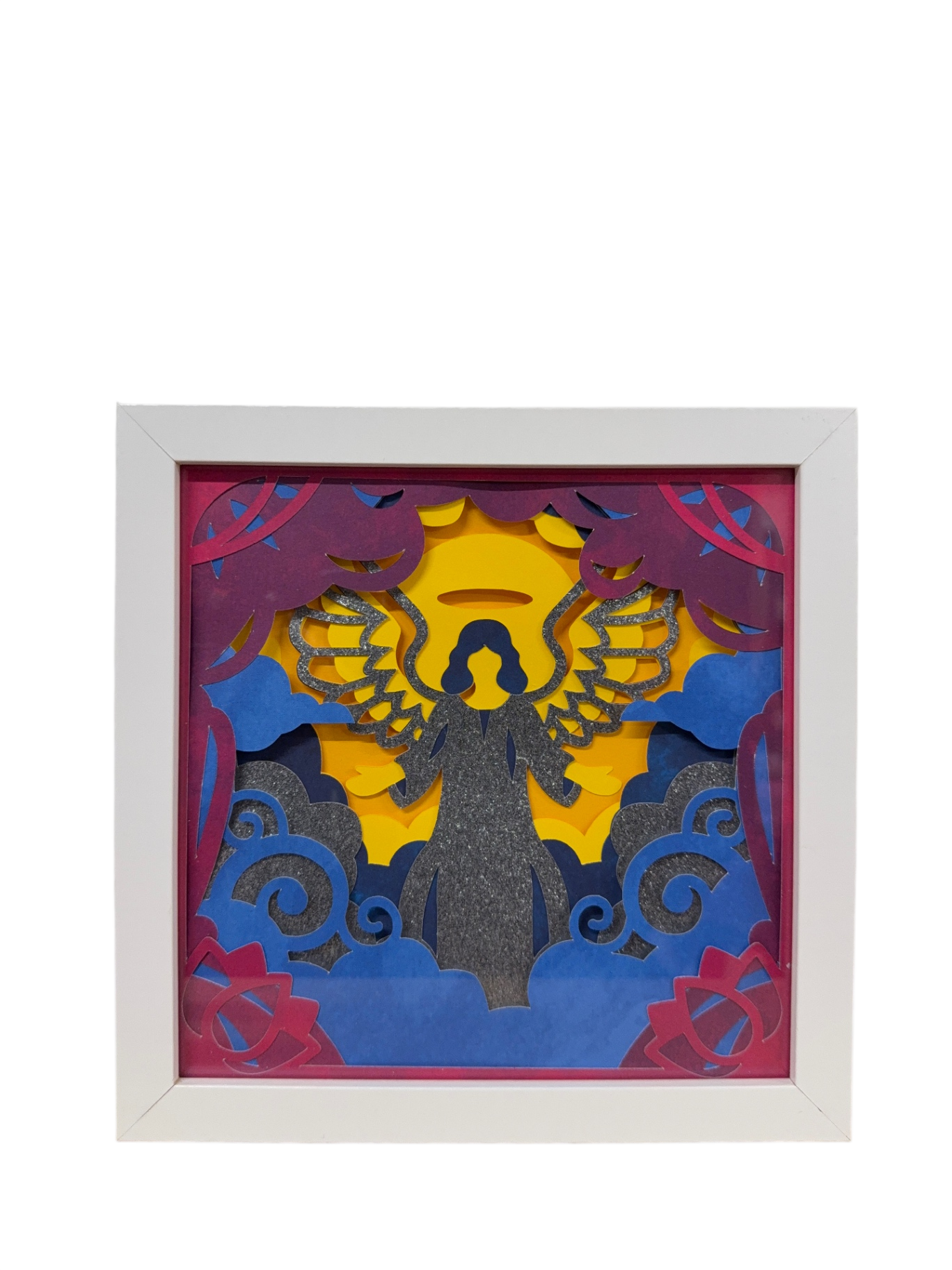 Angel in the Clouds Shadow Box