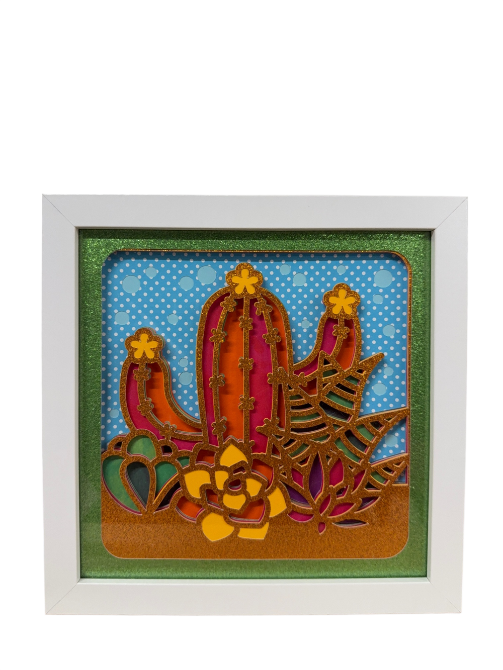 Cactus Shadow Box