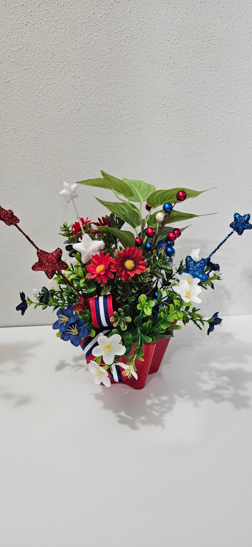 054 - Patriotic Stars Floral Centerpiece