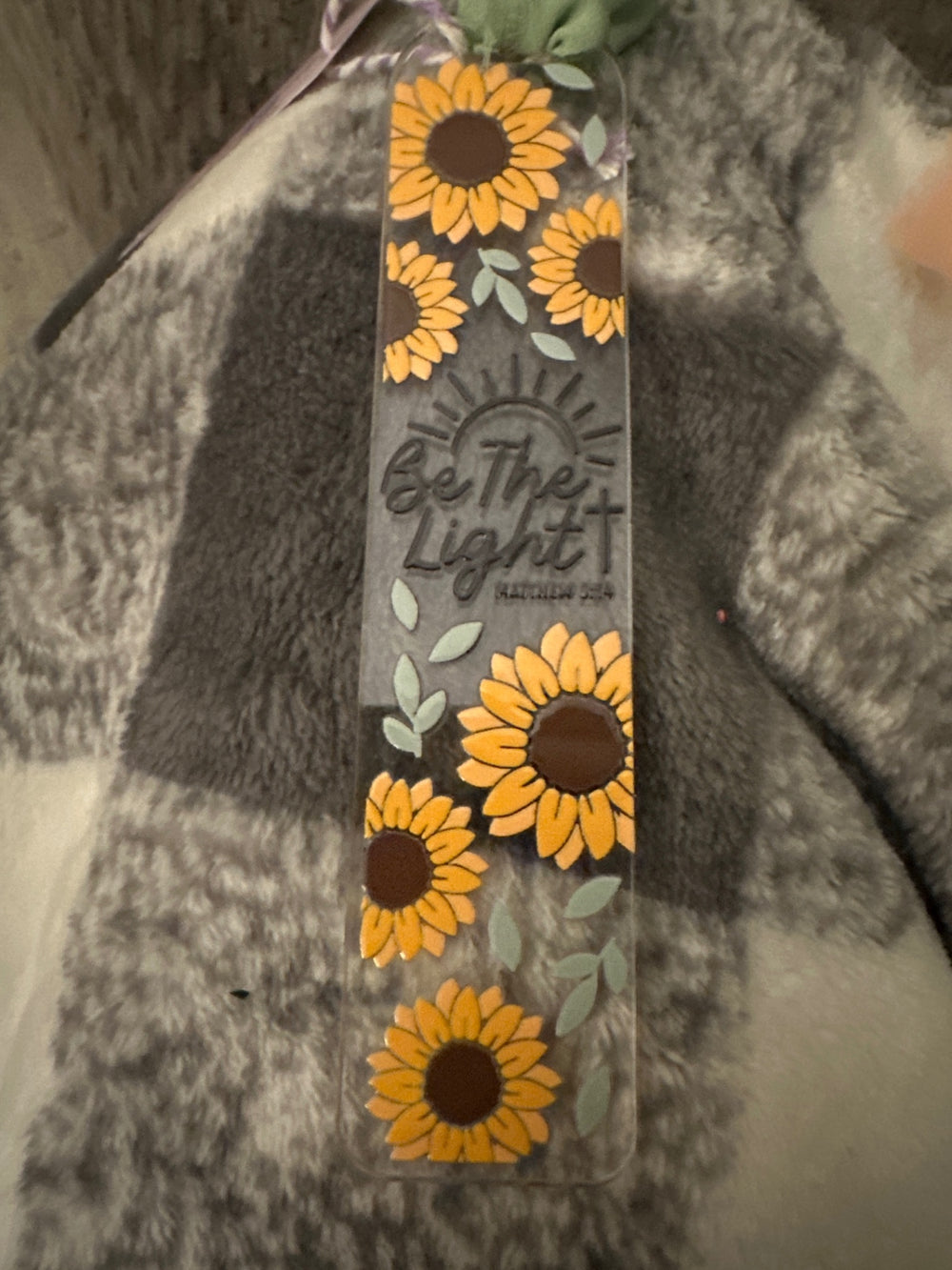 059 - Be The Light Acrylic Bookmark w/ Tassel