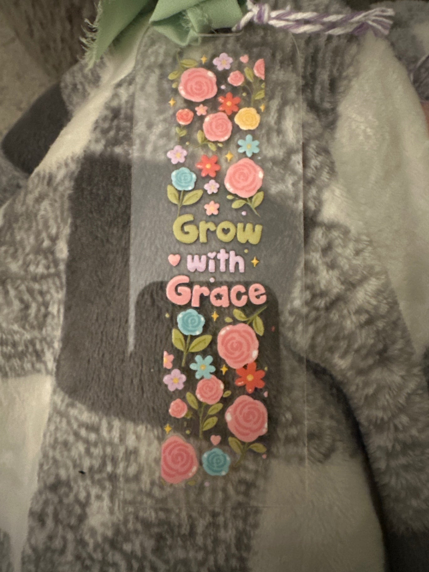 059 - Grow With Grace Acrylic Bookmark w/ Tassel
