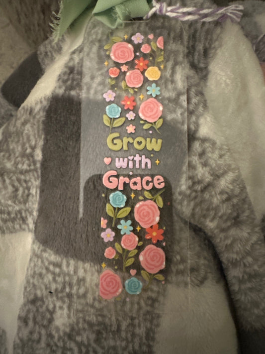 059 - Grow With Grace Acrylic Bookmark w/ Tassel