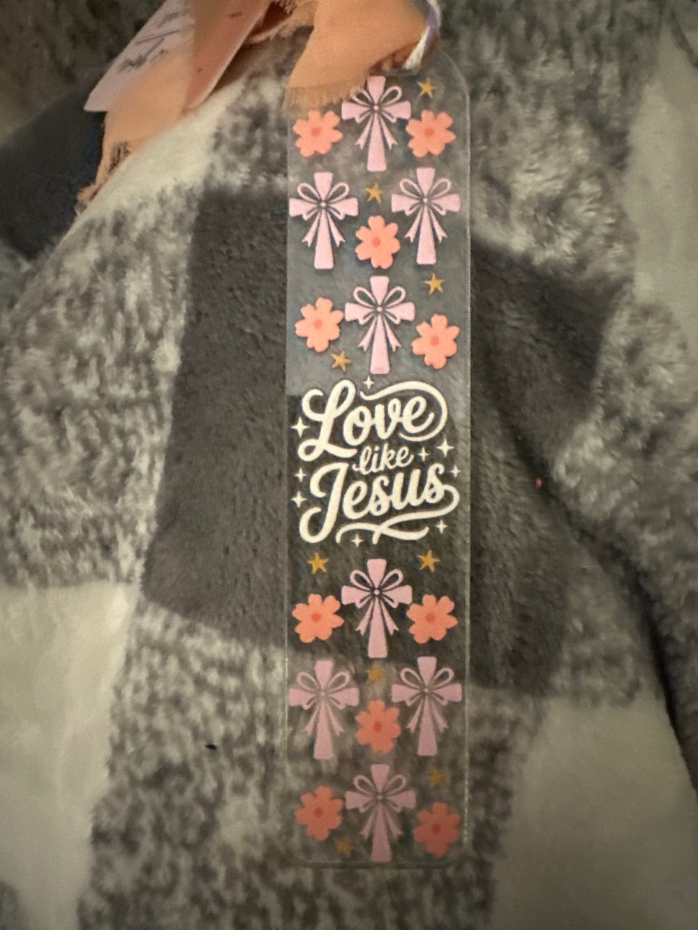 059 - Love Like Jesus Acrylic Bookmark w/ Tassel