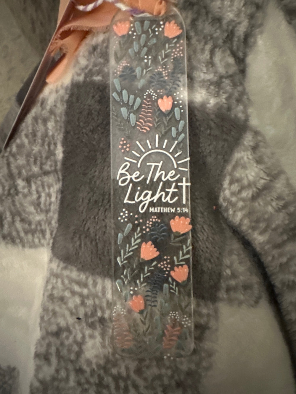 059 - Be The Light Acrylic Bookmark w/ Tassel