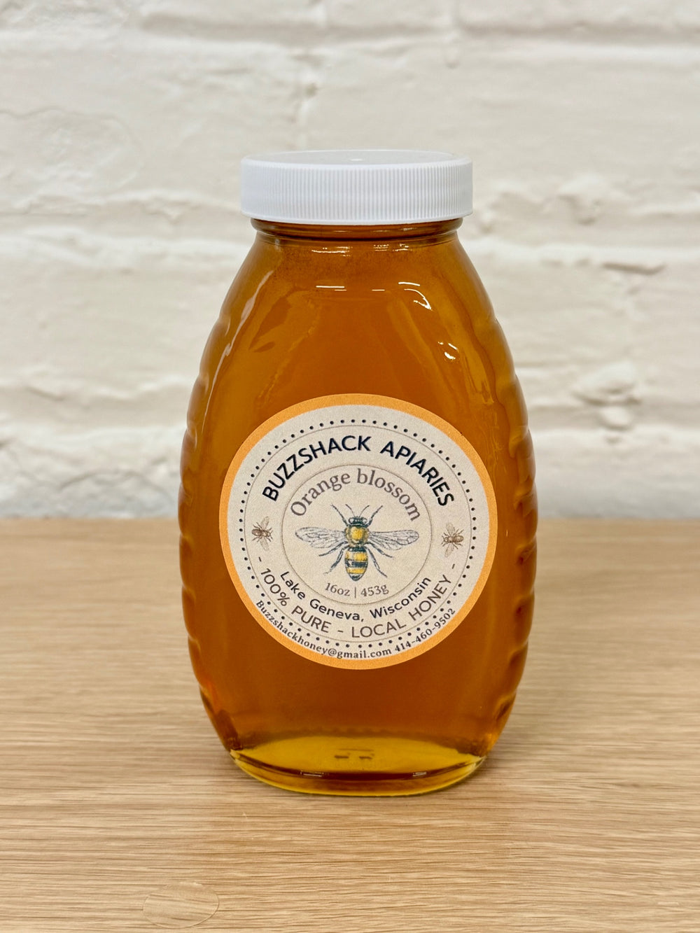 055 - 16oz Orange Blossom Honey