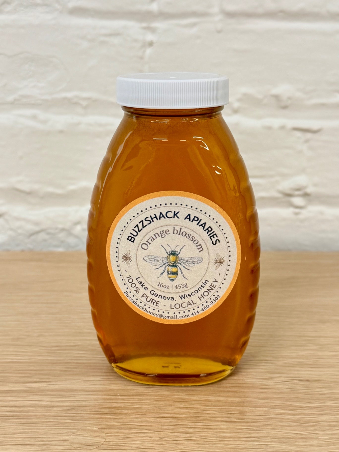 055 - 16oz Orange Blossom Honey