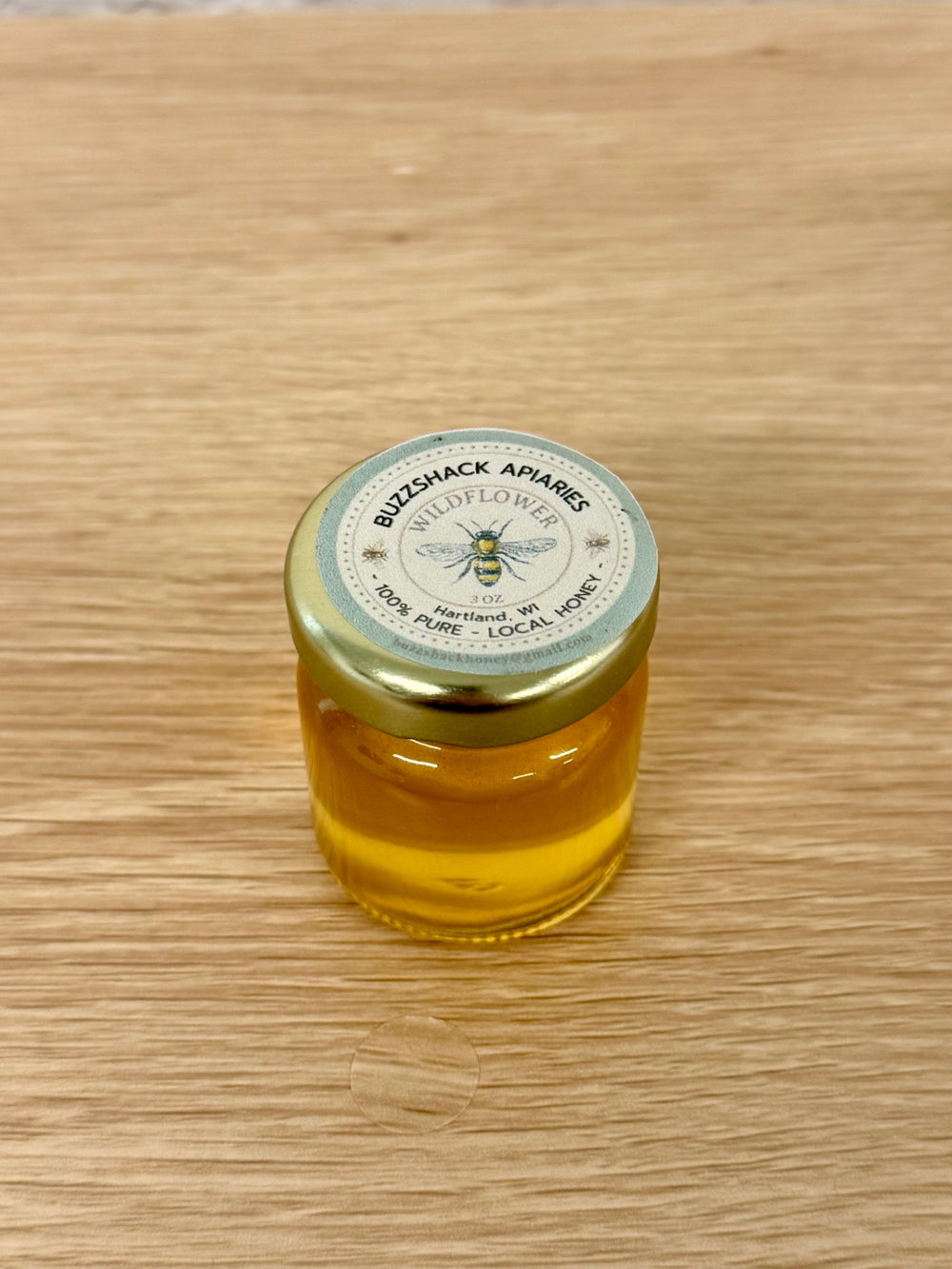 055 - 3oz Mini Jar Wildflower Honey