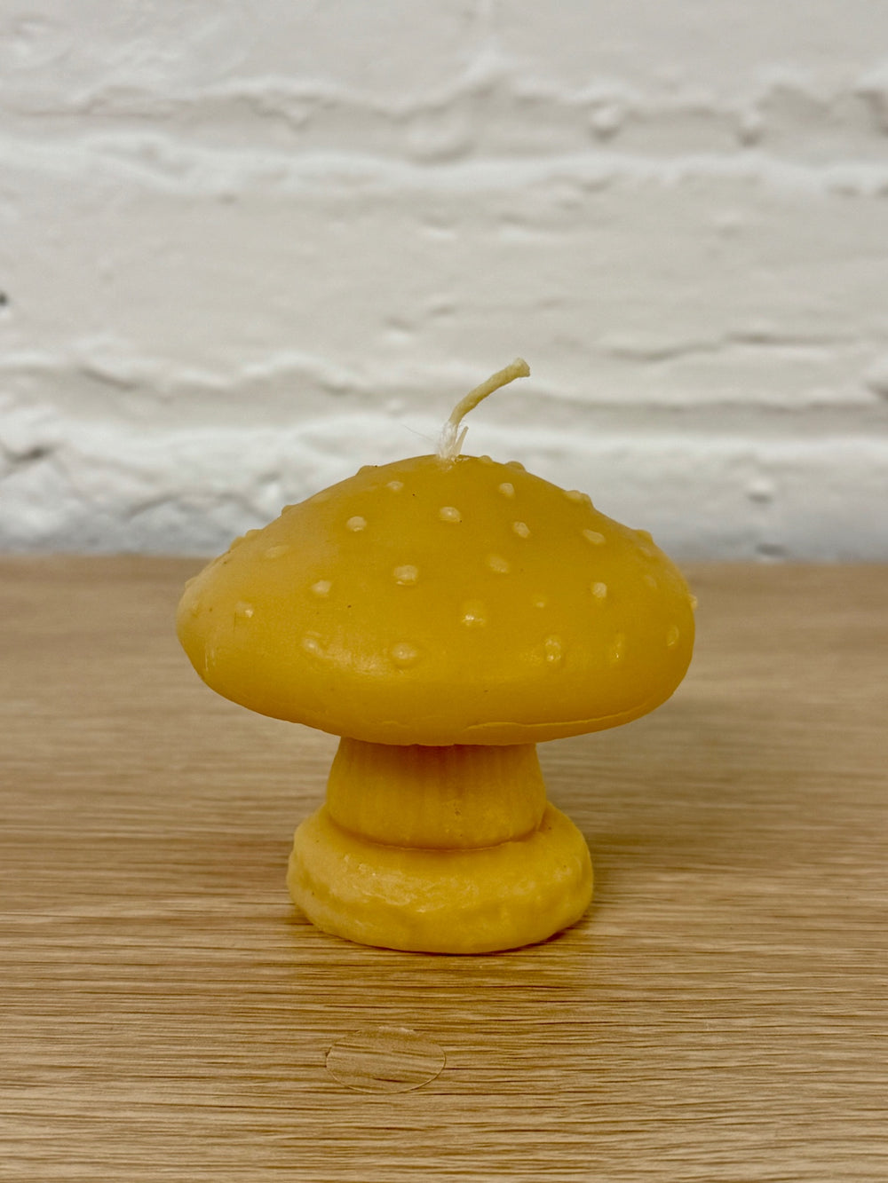 055 - Beeswax Mushroom Candle
