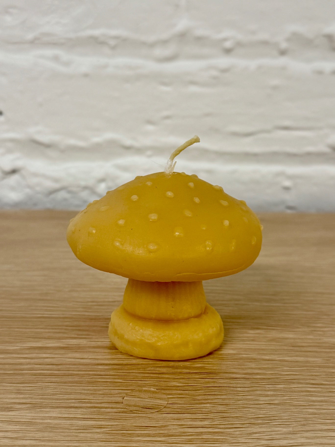 055 - Beeswax Mushroom Candle