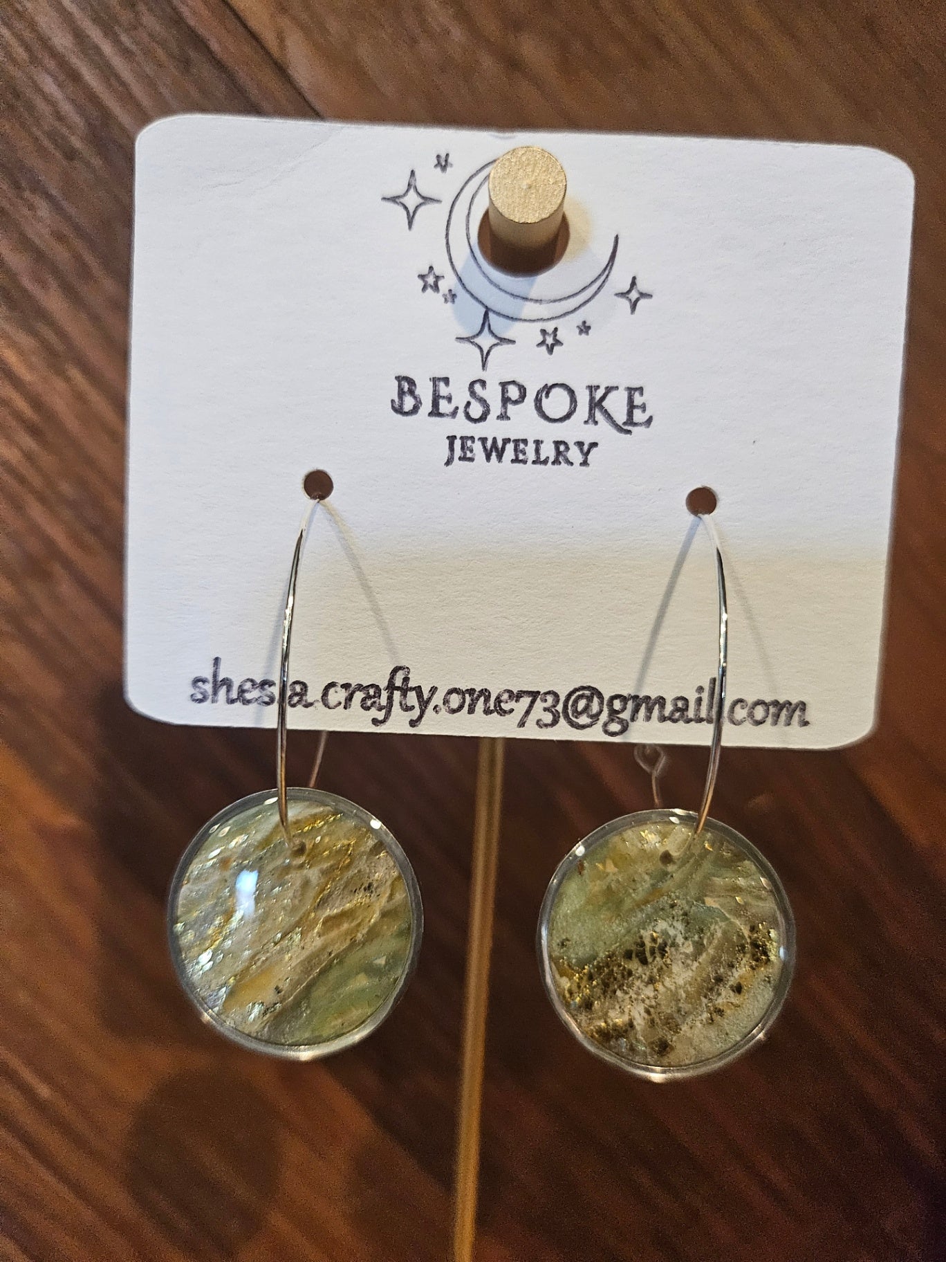 025 - Jupiter Sky Dangle Hoop Earrings