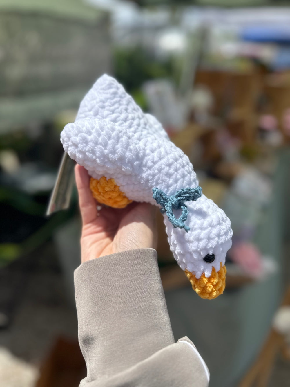 06 - Shelf Sitter Crochet Goose