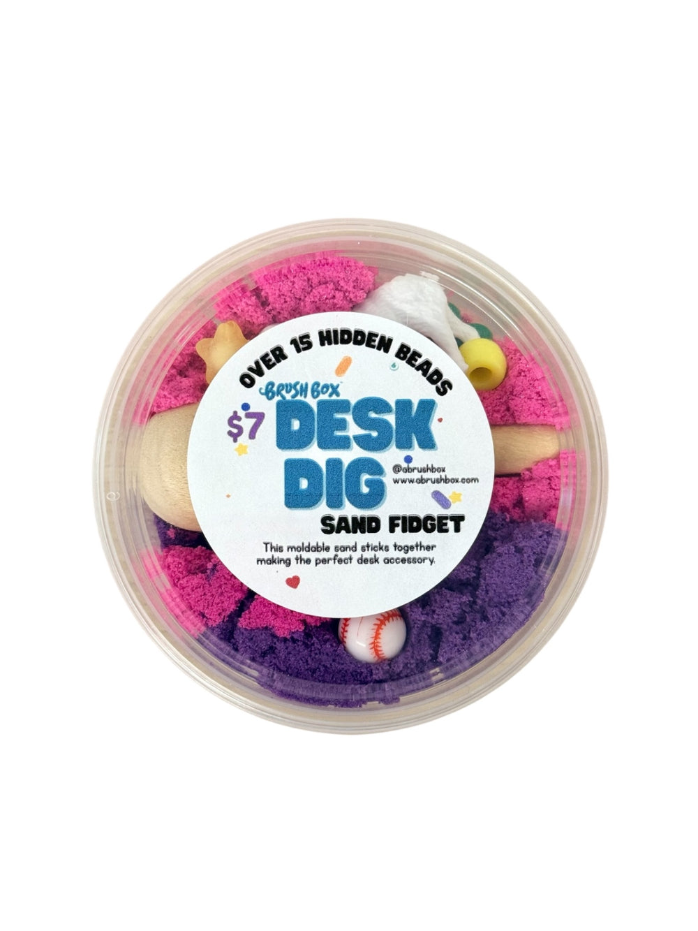 046 - Desk Dig Magnetic Sand Fidget Jar