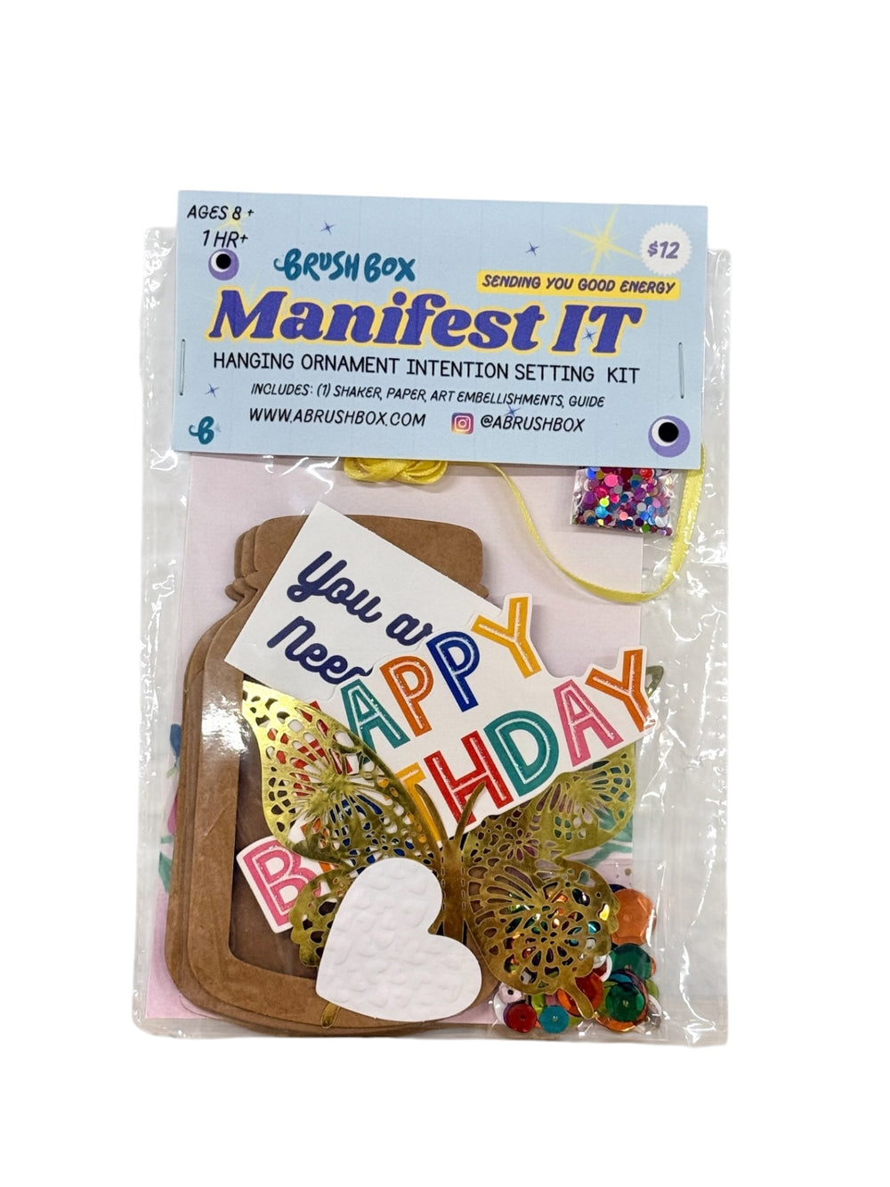046 - Manifest It | Hanging Ornament Intention Setting Kit | Birthday