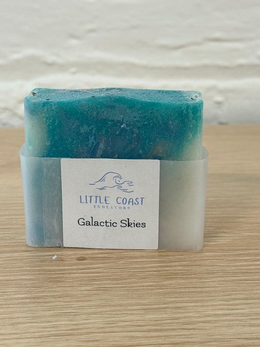 065 - Galactic Skies Coconut Oil Bar Soap with Essential Oils