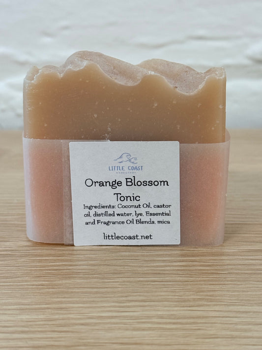065 - Orange Blossom Tonic Coconut Oil Bar Soap with Essential Oils