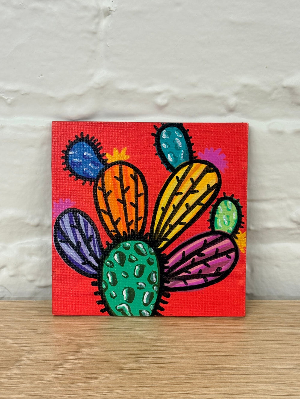 060 - Hand-painted Cactus Magnet