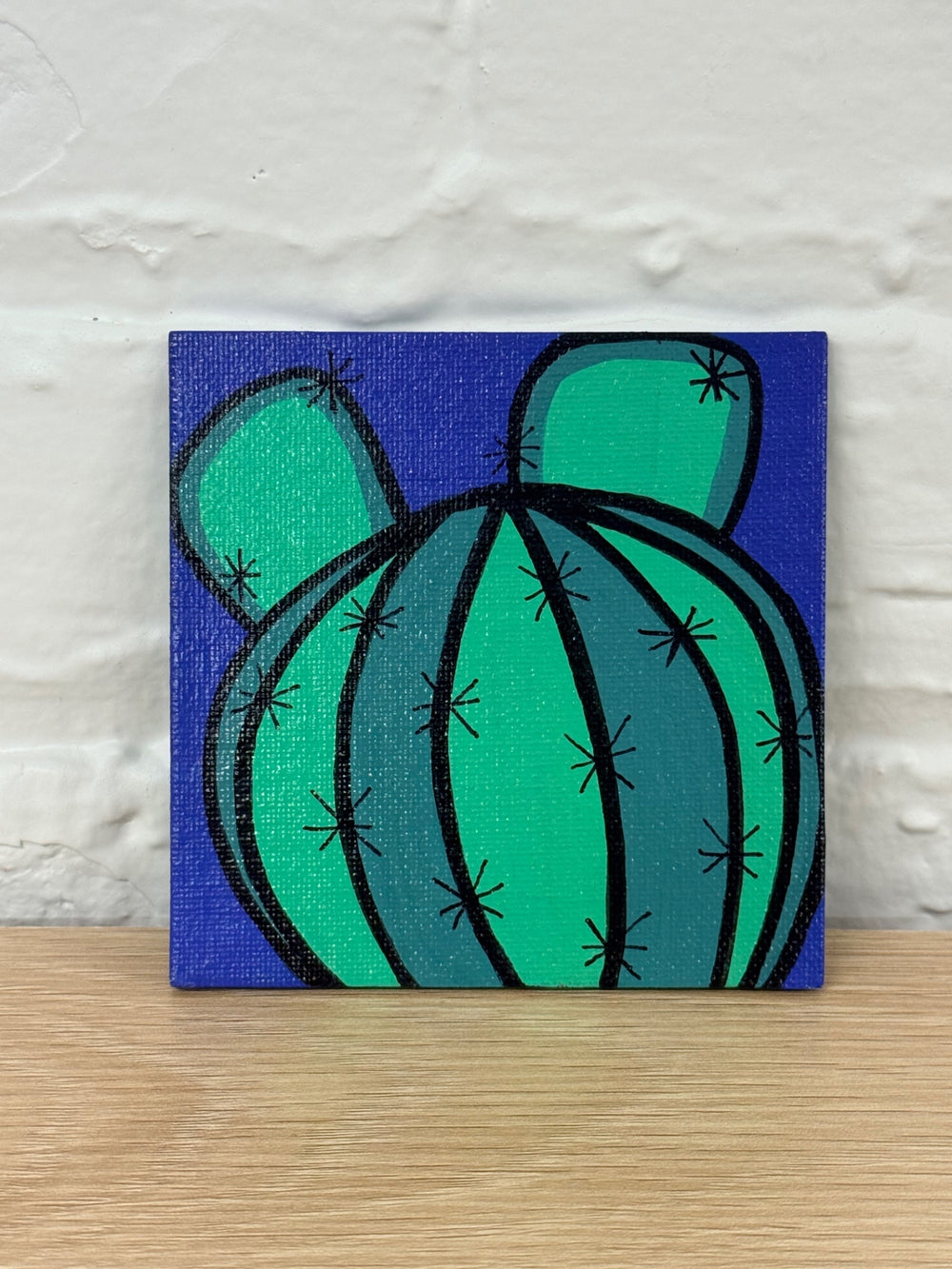 060 - Hand-painted Cactus Magnet