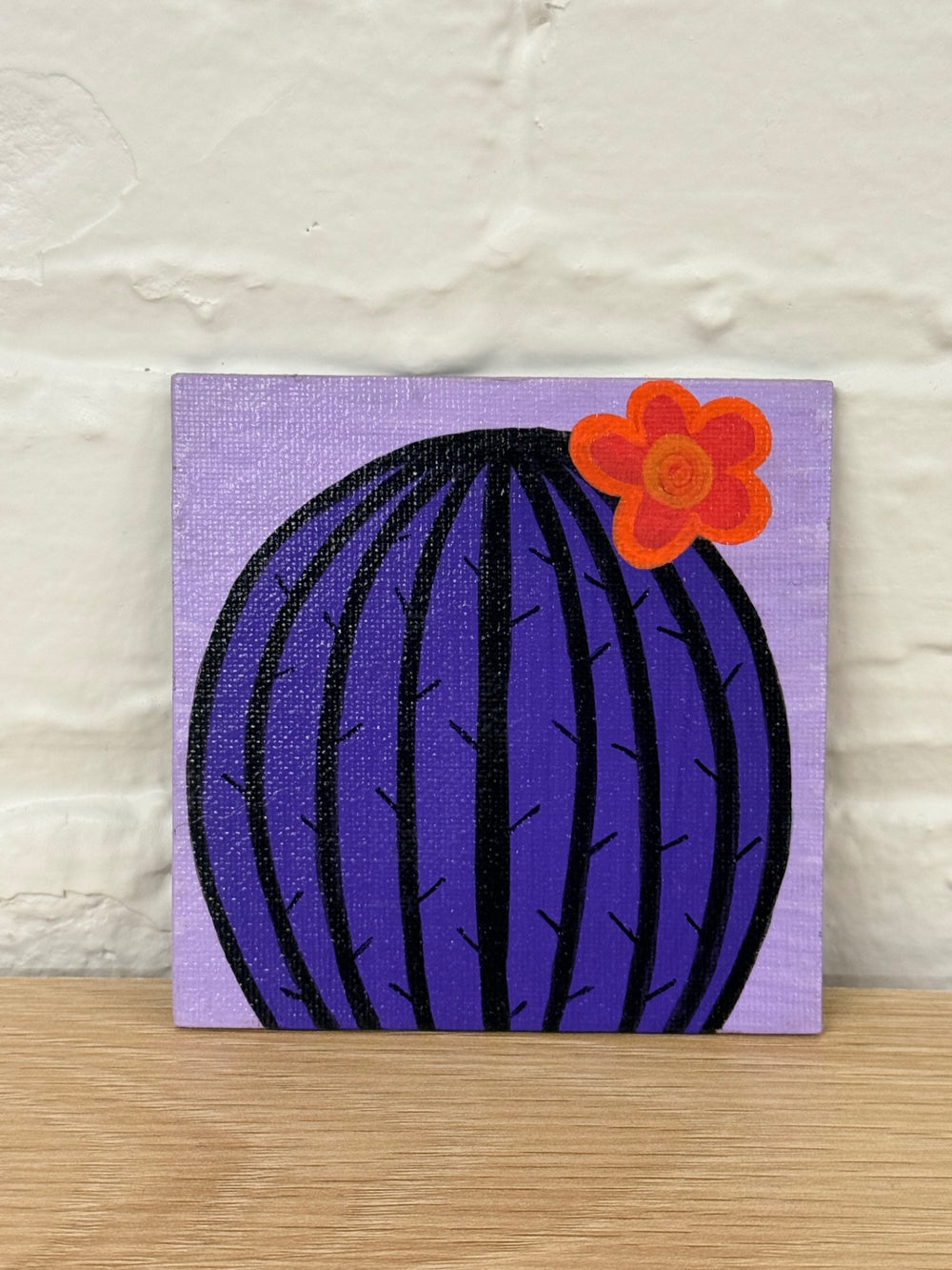 060 - Hand-painted Cactus Magnet